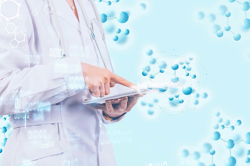 千庫網_醫學研究醫術研究分子結構醫學海報_攝影圖編號85069