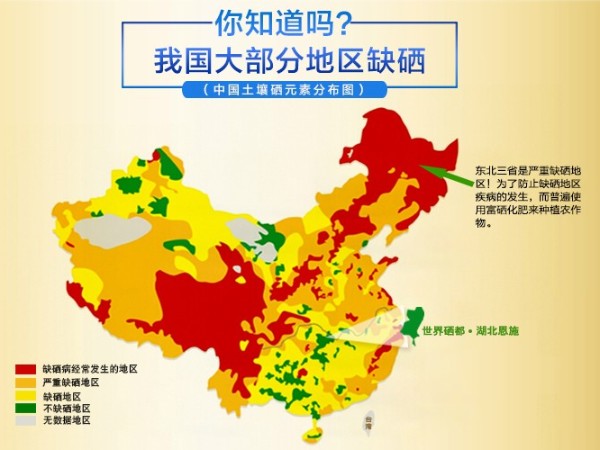 我國是世界上最缺硒的國家，還不趕緊來補